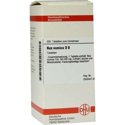 NUX VOMICA D8 200 COMPRESSE