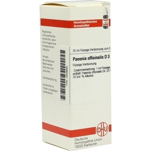 PAEONIA OFFICINALIS D3 DILUIZIONE 20 ML