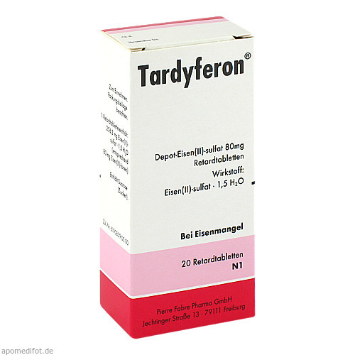 TARDYFERON confezione da 20 compresse a rilascio prolungato