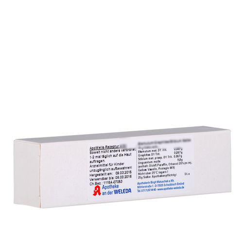 Chamomilla, Flos 10% 25 g Salbe (Camomilla, Flos 10% 25 g di unguento) Obbligo di ricetta in originale