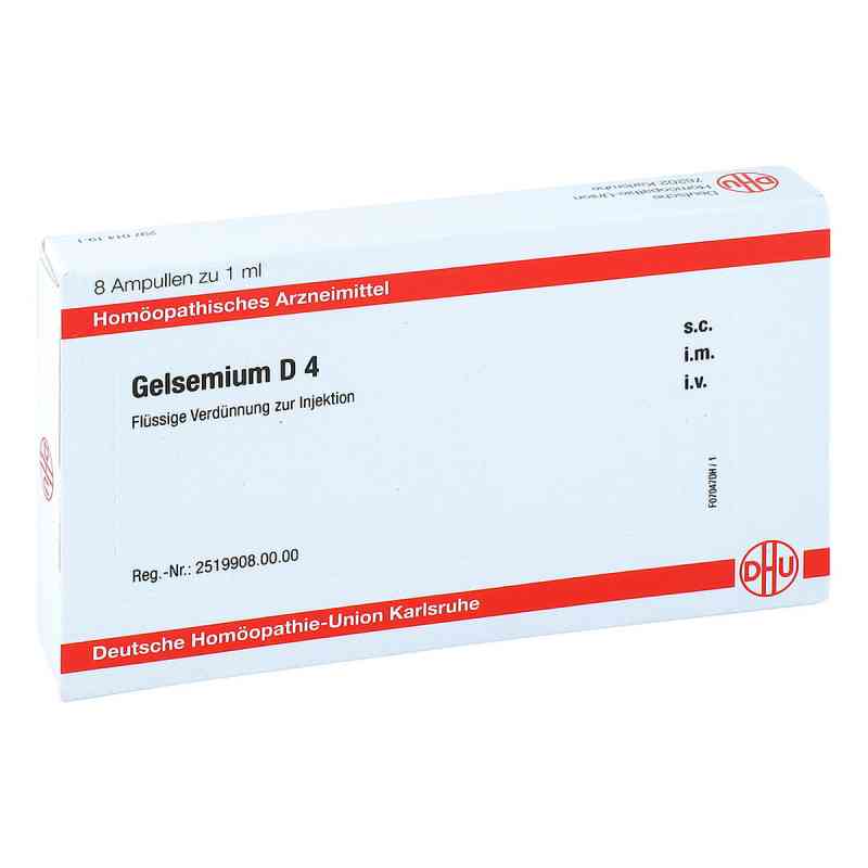 Gelsemium d4 8x1 ml fiale