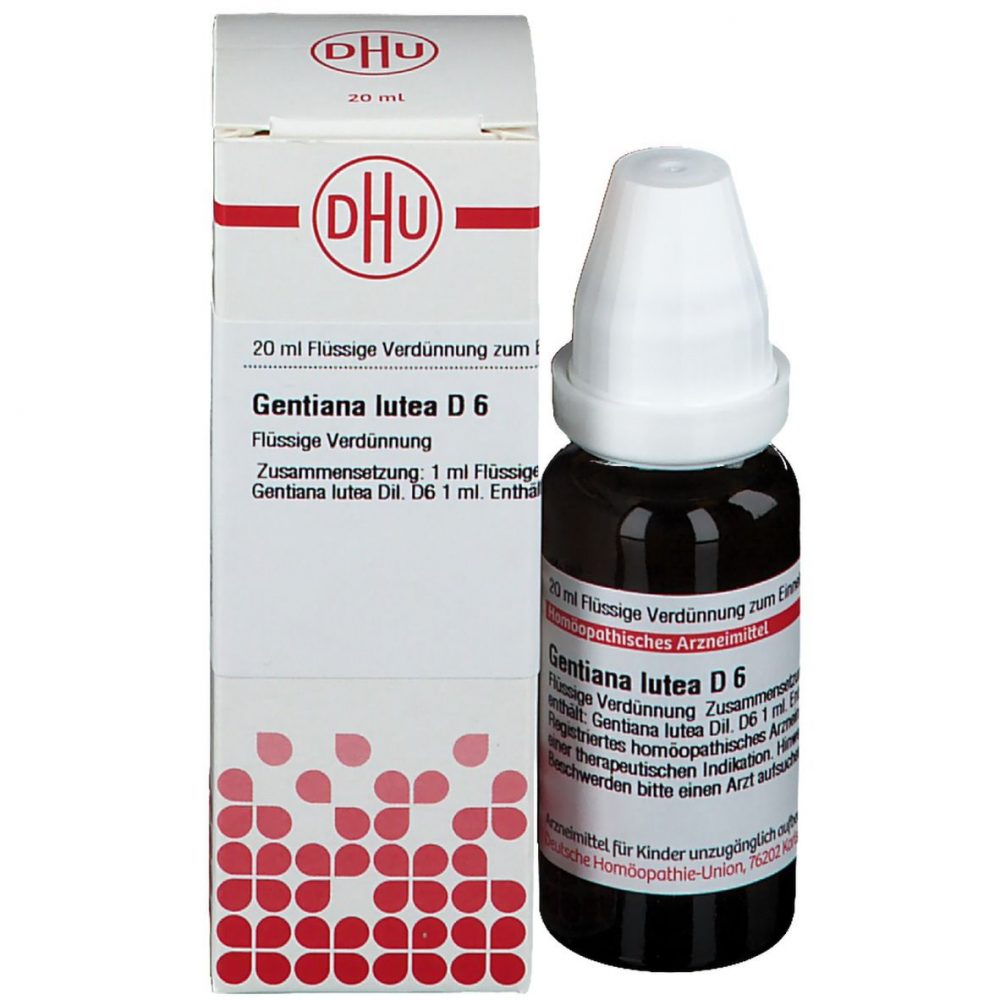 Gentiana lutea d6 diluizione 20 ml