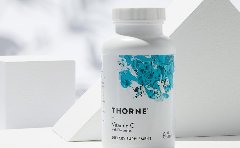 Vitamina C con flavonoidi Thorne confezione da 90 capsule