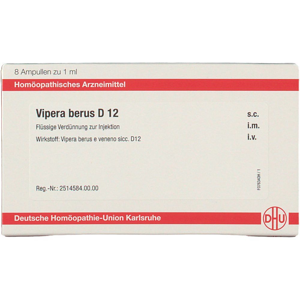 VIPERA BERUS D12 (8X1ml) FIALE