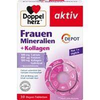 Doppel herz Frauen Mineralien +Kollagen 30 compresse