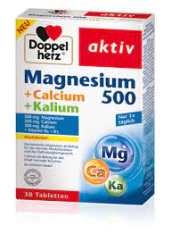 Doppel herz Magnesio 500 Calcio+Potassio 100 compresse