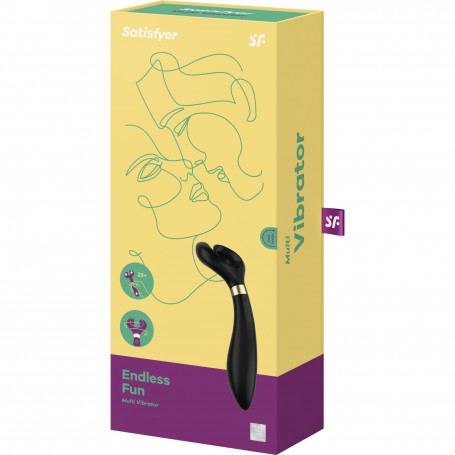VIBRATORE SATISFYER PARTNER MULTIFUN 3 BLACK