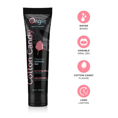 LUBRIFICANTE COMMESTIBILE COTTON CANDY 100 ML